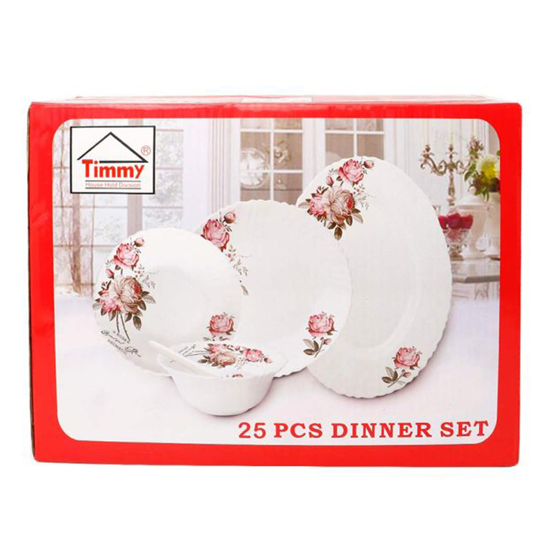 Timmy Elegant 25-Pieces Dinner Set For Stylish Dining