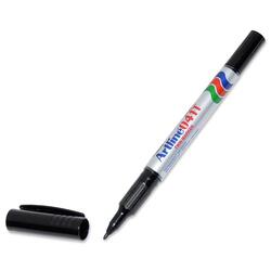 Artline 2 In 1 Marker ,Pack of 12, Ek-041T 0.4-1.0mm, Black - ARMKEK041TBK