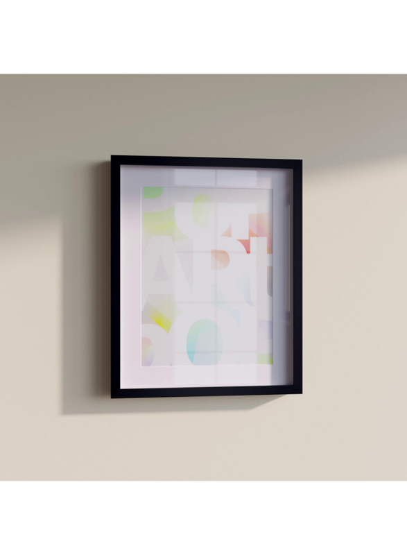 Frame for 4 pictures, black, 40x50 cm