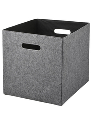 Box, grey, 33x38x33 cm