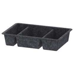 Tray Storage Space Efficiently By Stacking Trays Dark Grey 20X30cm