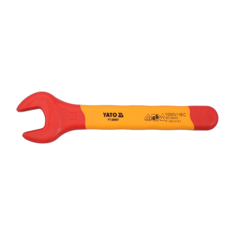 YATO Insulated Open End Wrench 13mm VDE-1000V YT-20957