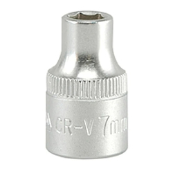 YATO Hexagonal Socket 7mm 3/8"Dr YT-3802