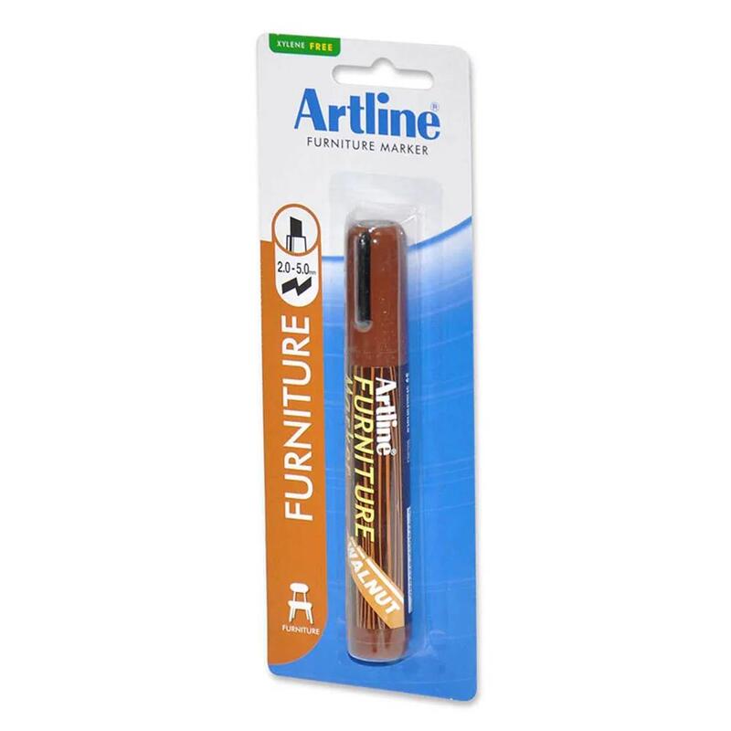 Artline Furniture Marker, 95 Walnut, Blister Pack - ARMK95WAL-BP