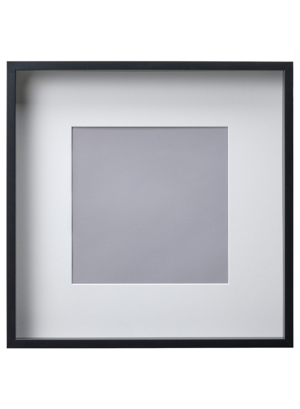 Frame, black, 50x50 cm