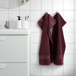 FREDRIKSJON Hand towel, deep red, 40x70 cm