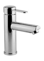 D & N Brushed Nickle Bathroom Basin Faucets Cold/Hot Mixer Basin Sink Tap Water Faucet Bathroom Accessories, Silver