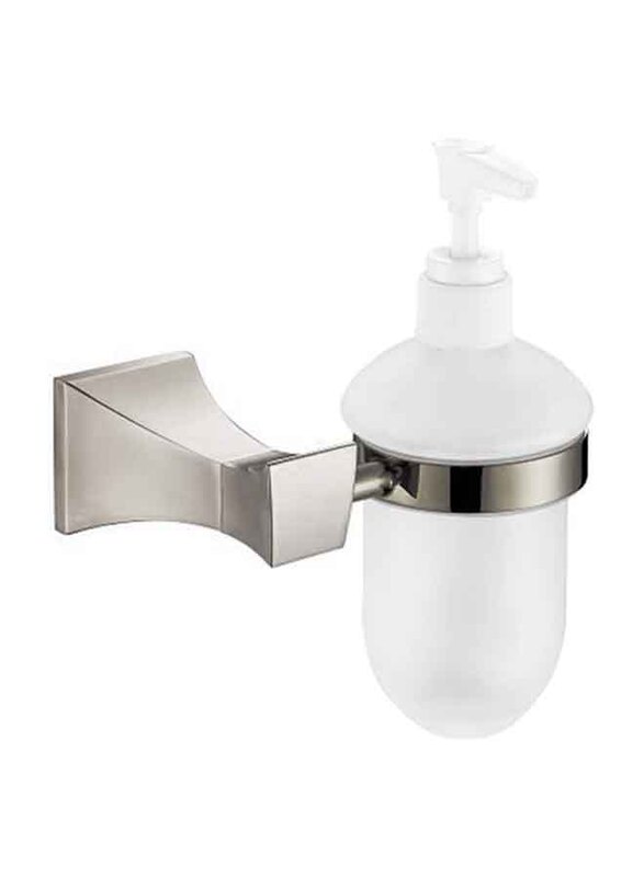 

D & N Soap Dispenser Bottle Wall Mounted Bathroom Accessories Shampoo Shower Gel Bottle Large Capacity Lotion Body Soap Empty Bottle Set, 250ml, Chrom