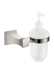 D & N Soap Dispenser Bottle Wall Mounted Bathroom Accessories Shampoo Shower Gel Bottle Large Capacity Lotion Body Soap Empty Bottle Set, 250ml, Chrome