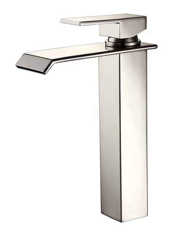 

D & N Square Waterfall Basin Sink Faucet Bathroom Mixer Tap, Chrome