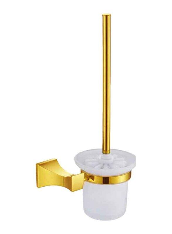 

D & N Bathroom Toilet Brush Set, Gold Finish