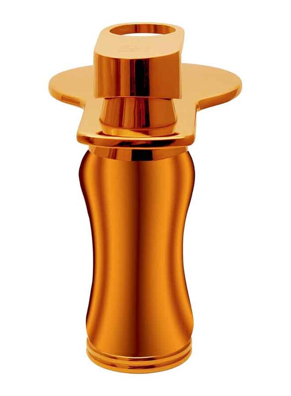 D & N Single Handle Hole Minimalist Bathroom Wash Basin Faucet with Cover Lead-free Brass Structure, Rose Gold