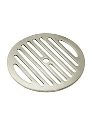 D & N 6-Inch Full Brass Floor Drain Multipurpose Shower Drain with Removable Cover, 15 x 15cm, Chrome