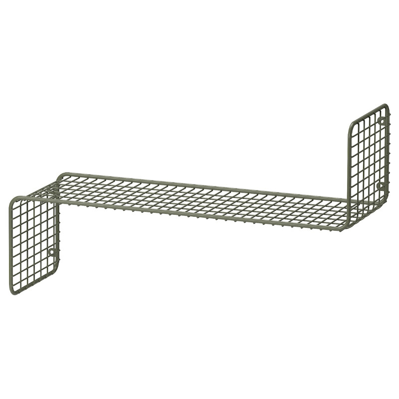 

Generic Wall Shelf Grey-Green 60X20cm