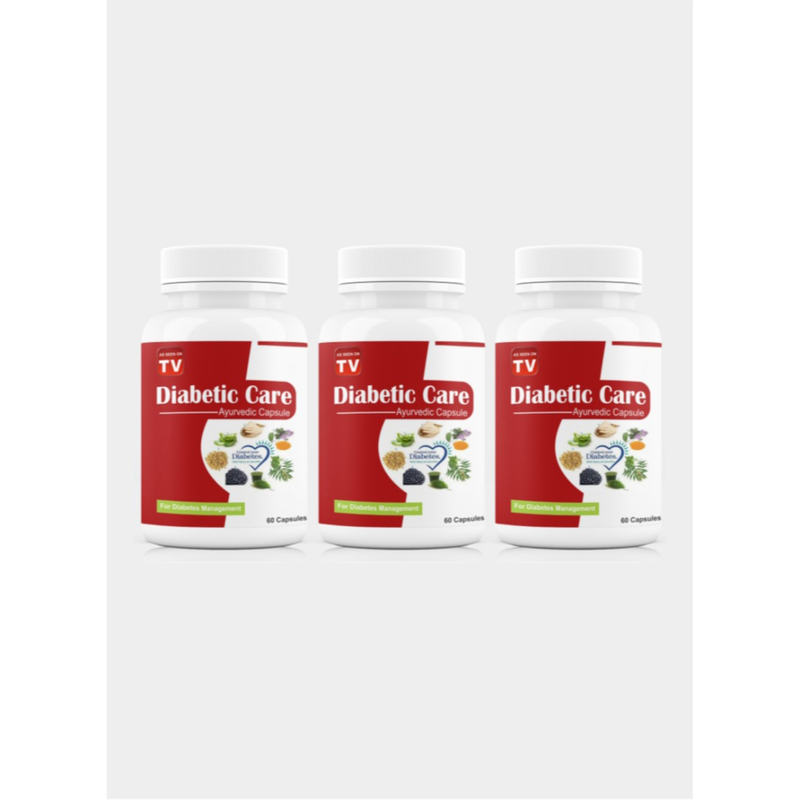 

AS SEEN ON TV Captain Fitness Diabetic Care Ayurvedic Capsules Pack of 3