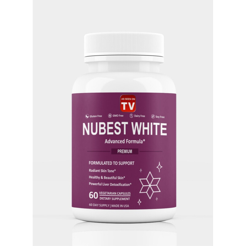 

AS SEEN ON TV Nubest White with Premium Formula 60 vegg caps