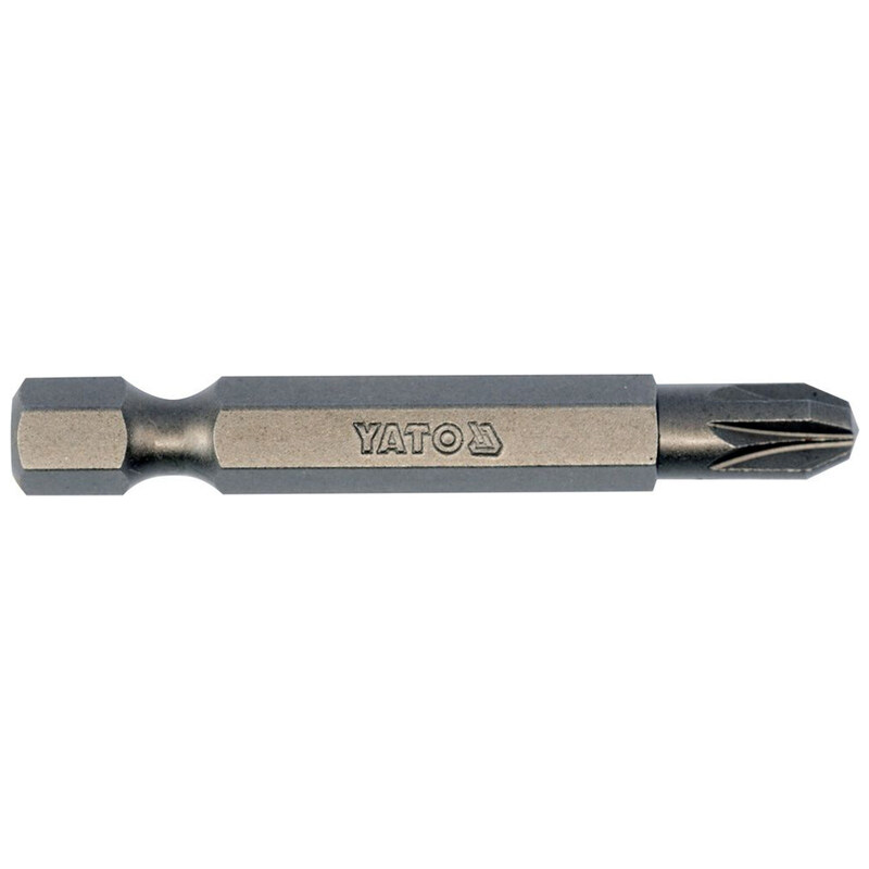 

YATO Screwdriver Bits 1/4"x50mm PZ3 10pcs/Box YT-78156