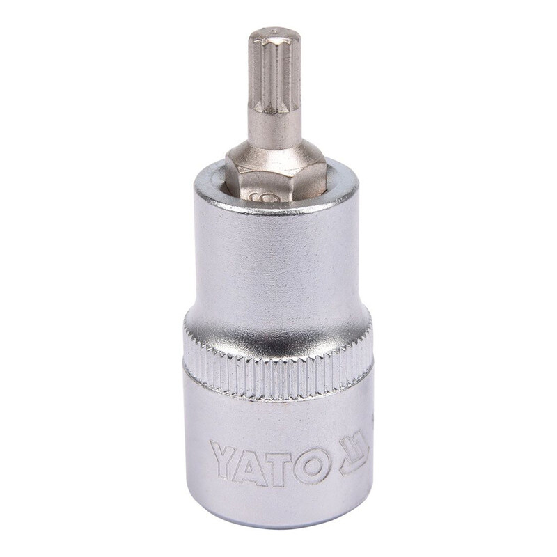 

YATO Socket Bit 1/2" Spline M6 L 50mm YT-04341