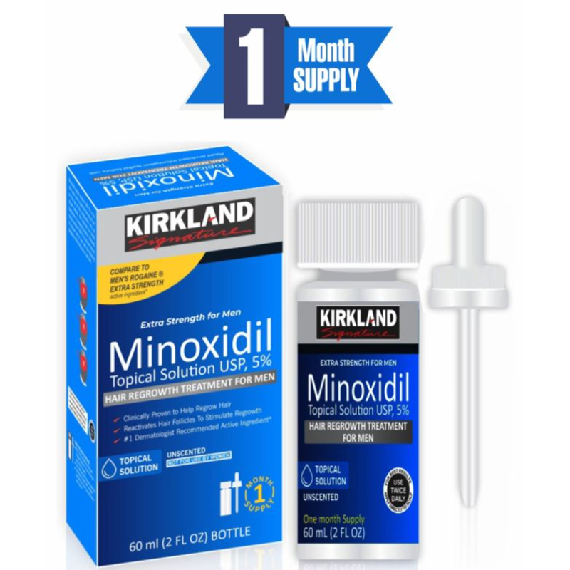 Minoxidil USP 5%   Effective Scalp Treatment for Men, 1-Month Pack (Single)