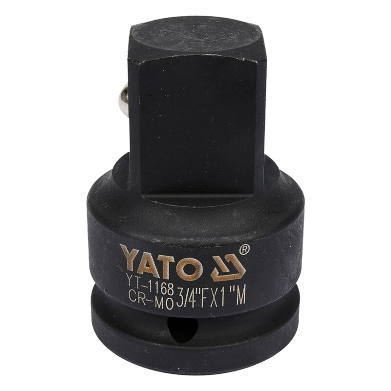 

YATO Impact Adaptor 3/4" 19mm (F) X 1" 25.4mm (M) YT-1168