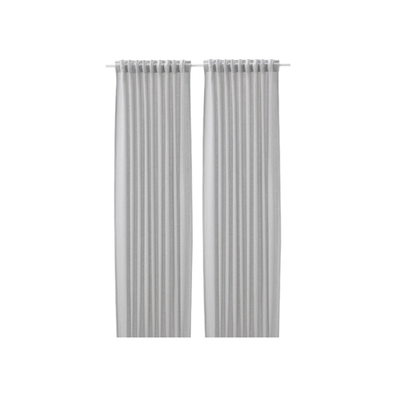 

Generic Curtains, 1 pair, 145x300 cm Grey