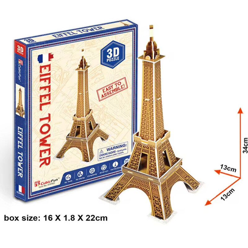 

Generic Eiffel Tower 3D PUZZLE CubicFun