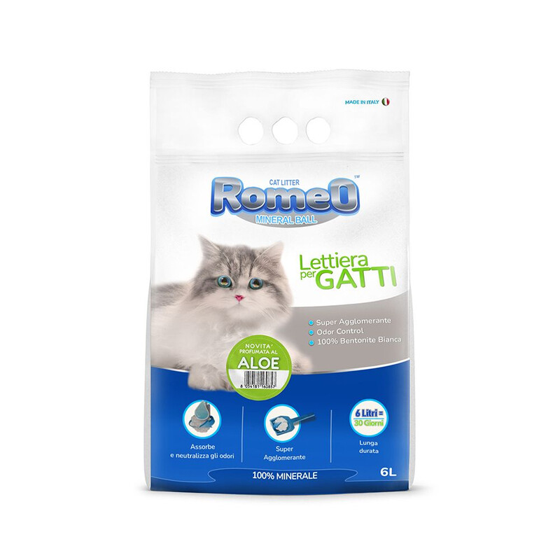 

Romeo Mineral Ball Aloe Scent Cat Litter - 6L