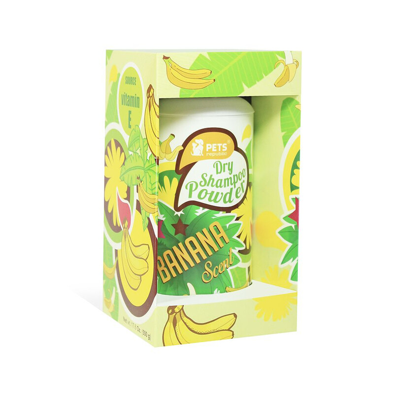 

Pets Republic Dry Powder Shampoo Banana Scent - 500 g