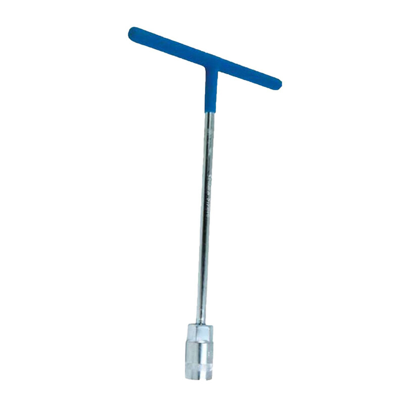 

T-Type Wrench 8mm Blue Dipped Handle Chrome Plated with Card Starex Brand