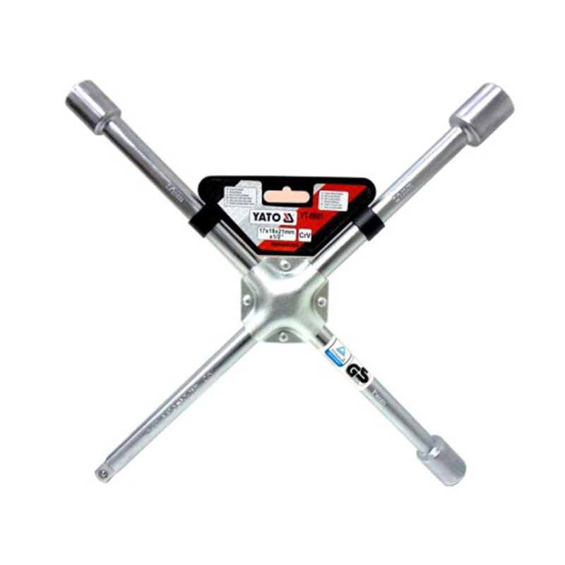 

YATO Cross Rim Wrench 17X19X21X1/2" YT-0801