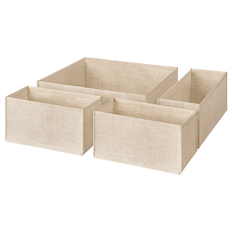 

Generic Drawer Organisers Set Of 4 Beige