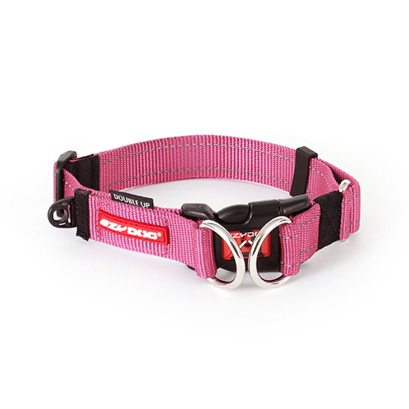 

EzyDog Double Up Dog Collar - Small - Pink