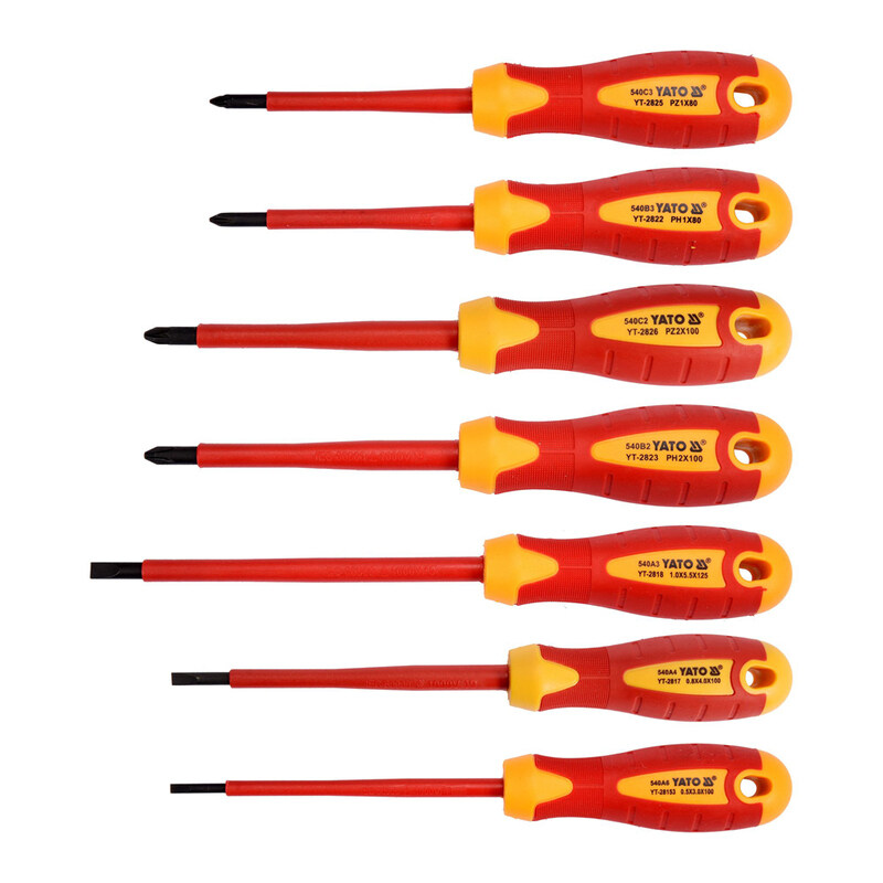 

YATO Insulated Screwdriver Set 7pcs/sets YT-2828