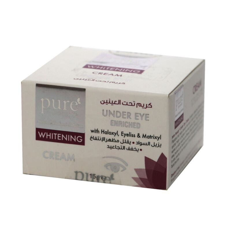 

Generic PURE WHITENING UNDER EYE CREAM 15 GM