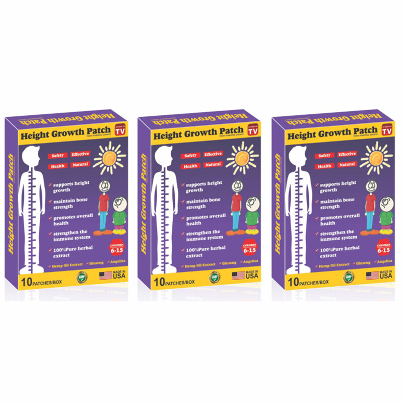 

As Seen On Tv The Perfect Solution for Height Growth - Height Growth Patch for Children 6 to 15 Years - Pack of 3