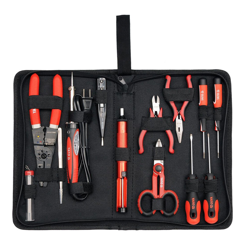 

YATO Electrician Tool Set 13pcs in Pouch YT-39007
