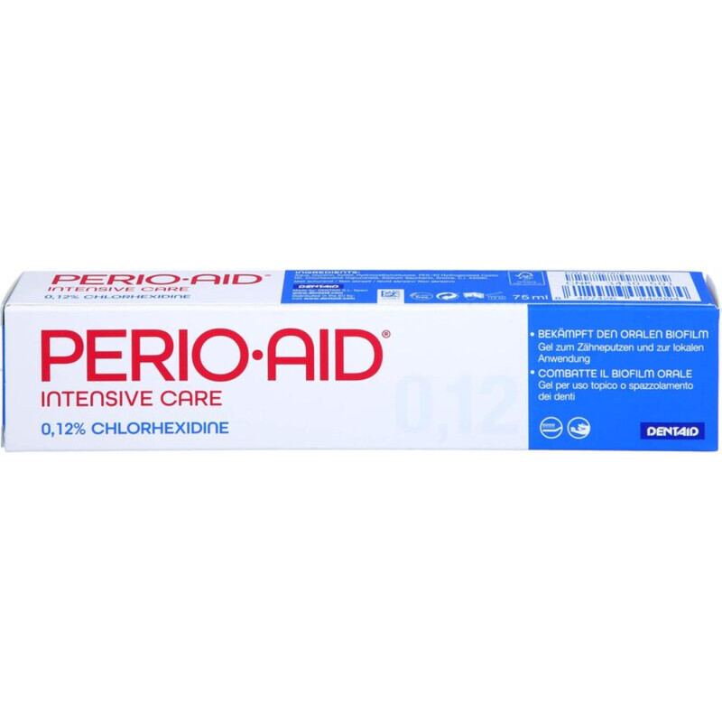 

Generic PERIO AID INTENSIVE CARE 0.12% GE0L TOOTHPASTE 75ML