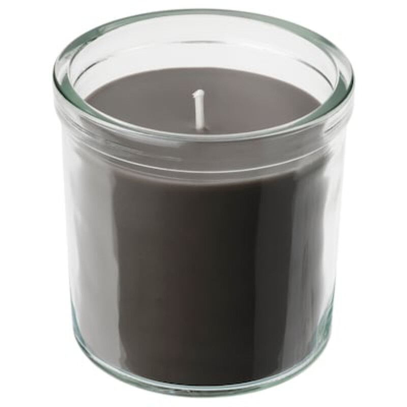 

ENSTAKA Scented candle in glass, 40 hr