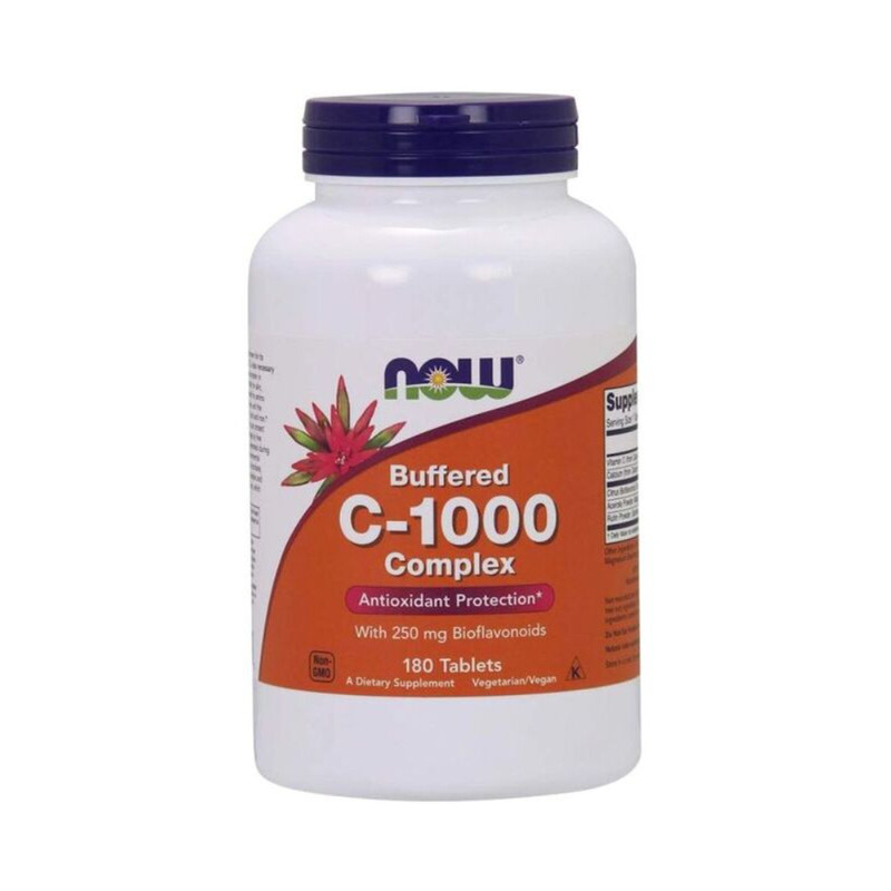 

Generic Now Foods Buffered C-1000 Complex Antioxidant Protection with Of Bioflavonoids Dietary Supplement, 250mg, 180 Tablets
