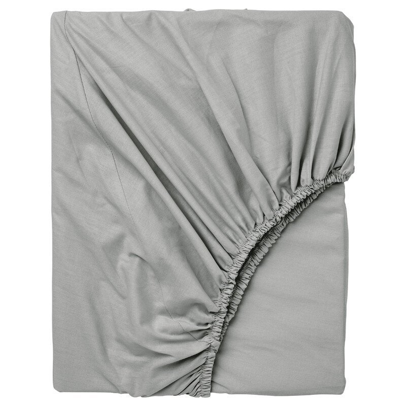 

Generic Fitted Sheet Light Grey 140X200cm