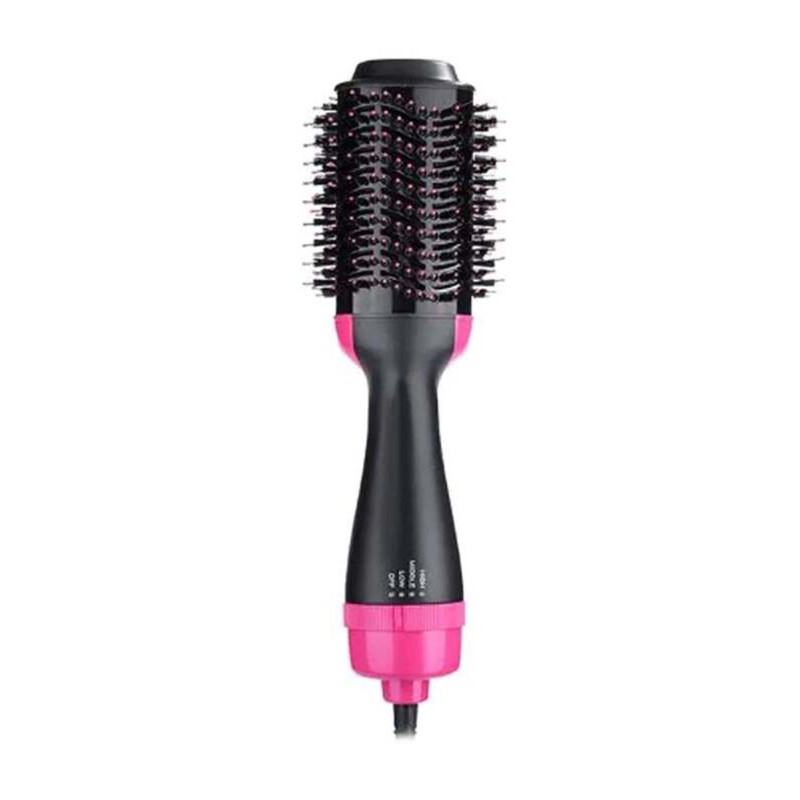 

Generic Hair Dryer and Styler, Black/Pink