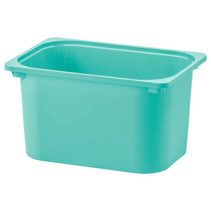 

Generic Storage Box Fits In Trofast Frames Can Be Stacked Turquoise 42X30X23cm