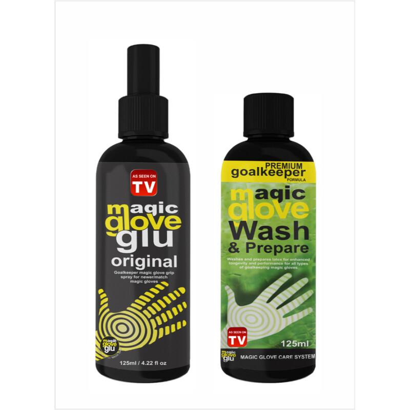 

AS SEEN ON TV Magic Gloveglu Ultimate Glove Care Kit Glove Glue Original Grip Spray& Wash Combo 2x125ml