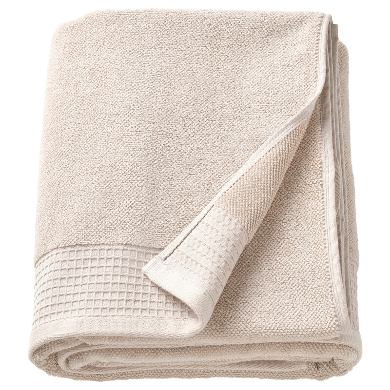 

Generic Bath Sheet Light Grey/Beige 100X150cm