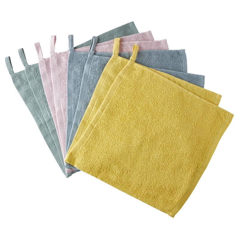 

Generic Washcloth Multicolour Machine Washable 30X30cm