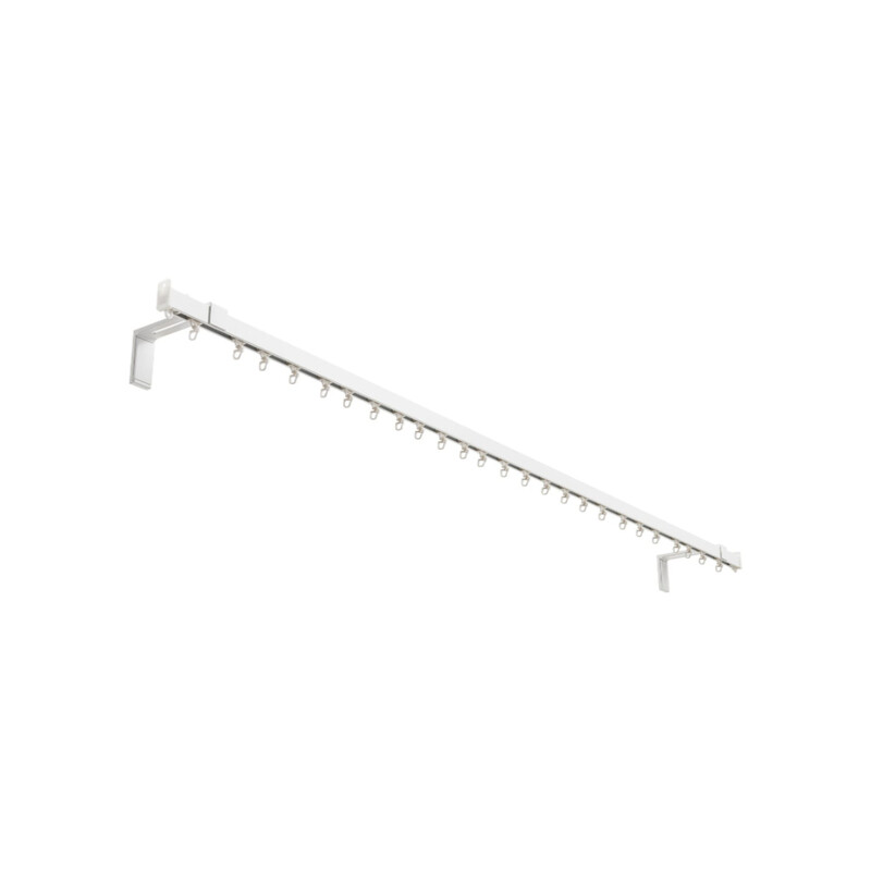 

Generic Single track set for wall Silver Colour