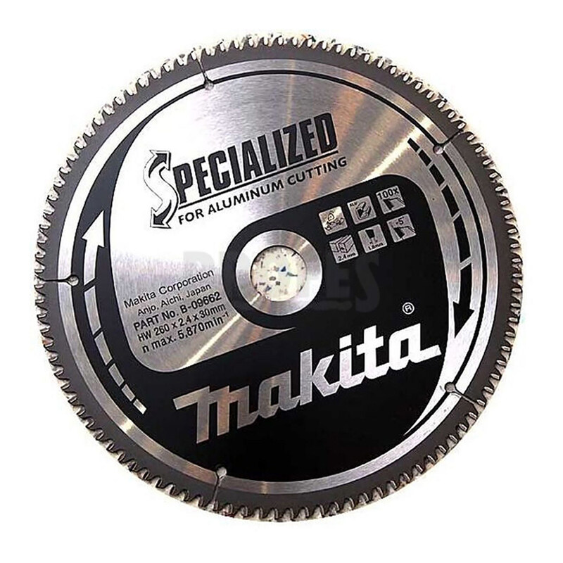 

Makita ACC Alluminium Cutting Saw Blade 260mm 100T B04167