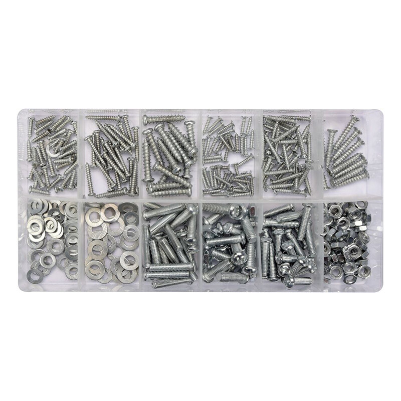 

YATO 347 Pcs Self-Tapping Screws Wood/Metal YT-06771