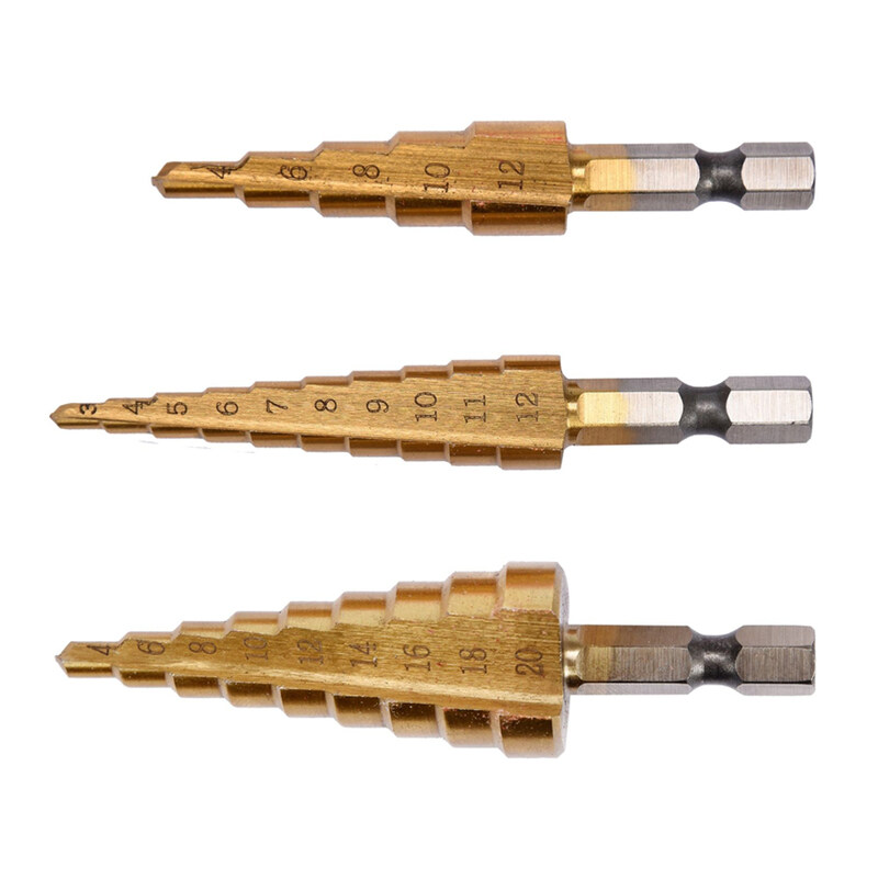 

YATO Step Drill Set 3pcs YT-44731