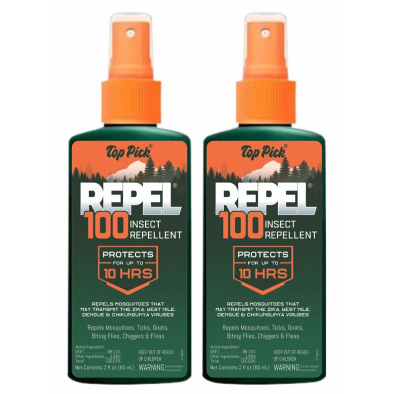 

Generic Advanced 10-Hour Insect Repellent - Protection from 100 Types of Insects Pack of 2